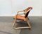 Mid-Century Danish Bamboo and Leather Safari Lounge Chair, 1960s, Image 17