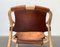 Dänischer Mid-Century Safari Sessel aus Bambus & Leder, 1960er 8