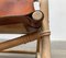 Mid-Century Danish Bamboo and Leather Safari Lounge Chair, 1960s 14