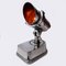 Small Cast Aluminum & Iron Projector Table Lamp 18