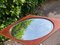 French Art Deco Mirror with Marquetry & Beveled Glass, 1930s 3