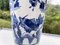 20th Century Blue & White Porcelain Vase, China 4