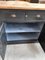 Niedriger patinierter Vintage Schrank 6