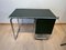 Bauhaus German Green Lacquer Metal Nickel and Steel Tube Desk, Set of 2, Image 15