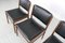 Wooden Chairs with Leatherette Upholstery, Italy, 1960s, Set of 3 13