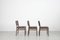 Wooden Chairs with Leatherette Upholstery, Italy, 1960s, Set of 3, Image 3