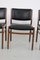 Wooden Chairs with Leatherette Upholstery, Italy, 1960s, Set of 3 10