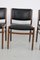 Wooden Chairs with Leatherette Upholstery, Italy, 1960s, Set of 3, Image 10