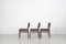 Wooden Chairs with Leatherette Upholstery, Italy, 1960s, Set of 3 6