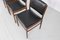 Wooden Chairs with Leatherette Upholstery, Italy, 1960s, Set of 3 12