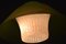 Lámpara colgante Mid-Century de vidrio, años 60, Imagen 8
