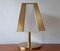 Grande Lampe de Bureau Mid-Century en Laiton, 1970s 4