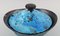 Large Mid-Century French Glazed Stoneware Bowl with Lid, Image 5