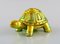 Glasierte Schildkröte aus Keramik von Judit Palatine für Zsolnay 2