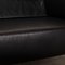 Black Circum Leather Sofa with Function from Cor 4