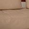 Cream Dono Leather Sofa Corner Sofa by Rolf Benz 3