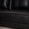 Black Brühl Moule Leather Corner Sofa with Function 4