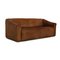 Brown Leather Ds 47 Three-Seater Sofa from de Sede 8