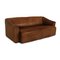 Brown Leather Ds 47 Three-Seater Sofa from de Sede 3