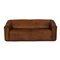 Brown Leather Ds 47 Three-Seater Sofa from de Sede 1