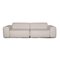 White Mycs Pyllow Fabric 3-Seater Sofa 1