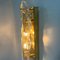 Citrus Swirl Clear Glass Wall Light or Sconce from J.T. Kalmar, 1969 11