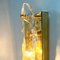 Citrus Swirl Clear Glass Wall Light or Sconce from J.T. Kalmar, 1969 9