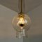 Blown Glass and Brass Tube Pedant Light from Staff Leuchten, 1970s, Image 12