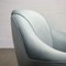 Italian Ebony Wood Velvet Foam Armchair, 1950s, Image 3