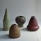Große Skulpturale Studio Keramik Vase in Naturtönen 12
