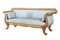 19th Century Swedish Carved Birch Sofa 1