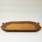 Large Vintage Carved Wood Tray from Scandinavia, 1920 6