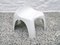 Italian Space Age White Efebo Plastic Stool by Stacy Dukes for Artemide, 1960s 1