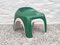 Italian Space Age Green Efebo Plastic Stool by Stacy Dukes for Artemide, 1960s 9