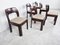 Vintage Brutalist Dining Chairs, 1970s, Set of 6 5