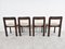 Vintage Brutalist Dining Chairs, 1960s, Set of 4 5