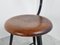 Industrieller Vintage Hocker, 1950er 2