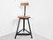 Industrieller Vintage Hocker, 1950er 3