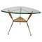 Mid-Century Italian Tripod Coffee Table by Cesare Lacca, 1950s 1