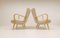 Mid-Century Sculptural Sheepskin Lounge Chairs, Sweden, 1950s, Set of 2 11