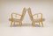 Mid-Century Sculptural Sheepskin Lounge Chairs, Sweden, 1950s, Set of 2 9