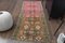 Vintage Oushak Turkish Pink Handmade Wool Rug, 1960s 1