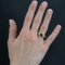 Moderner Ring aus 18 Karat Gelbgold mit Saphir und Diamanten 2