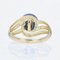 Modern Ring in 18 Karat Yellow Gold with Tahitian Pearl and Diamonds, Image 6