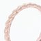Fede nuziale moderna intrecciata in oro rosa a 18 carati, Immagine 6