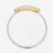 Kleiner Moderner Ring aus 18 Karat Gelbem Weißem Arabeske mit Diamanten 10