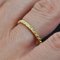 Anillo de bodas trenzado cincelado moderno en oro amarillo de 18 kt, Imagen 9