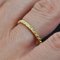 Modern Chiseled Braided Wedding Ring in 18 Karat Yellow Gold 9