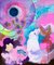 Minako Asakura, The Supernova Remnant, 2021, Acrylique & Aquarelle sur Papier sur Bois 1