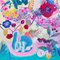 Minako Asakura, Jewel Tree, Rabbit, 2021, acrilico e acquerello su carta e legno, Immagine 1